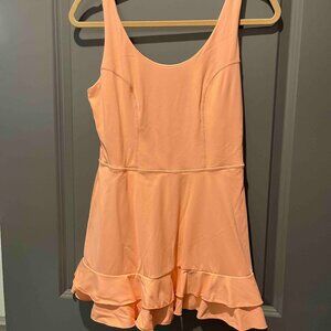Peach Joylab Ruffle Jumper Built Ins
